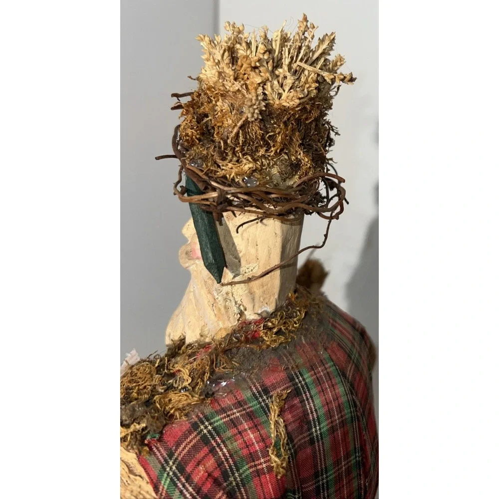 Silvestri Gardener Farmer Scottish‎ Rustic Primitive Autumn Decor Cottage Core